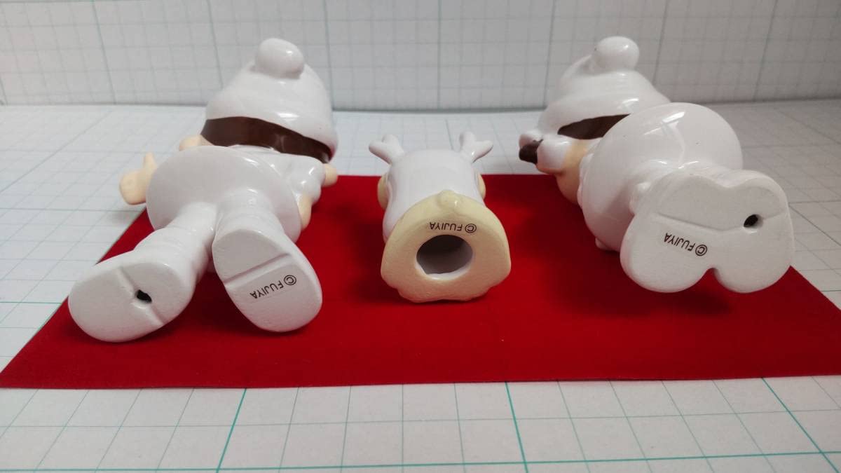 Figurines Fujiya Peko Chan - Poupées Peko Poko Blanche De Noël (MIB)