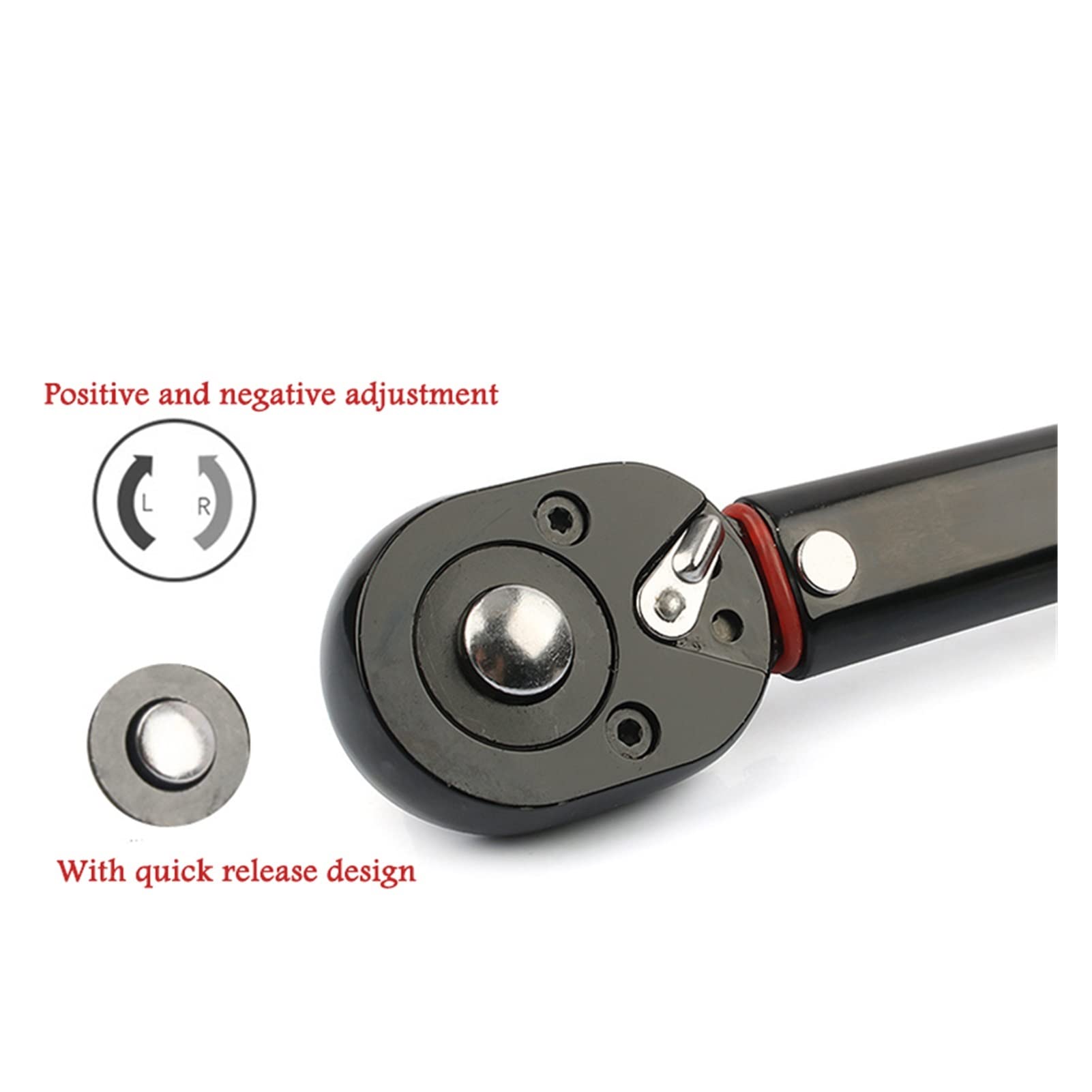 Klucz dynamometryczny, 3/8 "Torque Preset Torque Wrench Drive Tool 19-110nm Dwukierunkowa regulacja Spanner Auto Naprawa Narzędzia Ręczne Naprawa Rowerów Samochodowy Naprawa