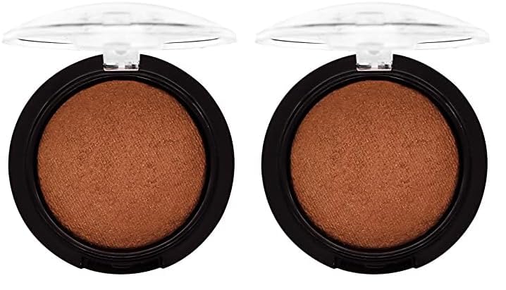 Image of FASHION COLOUR Teracotta Eyeshadow | Pigmented | Lightweight | Blendable | Comfortable | Blendable | Lightweight | Available in Fab shades | Shade 10 (Pack of 2)
