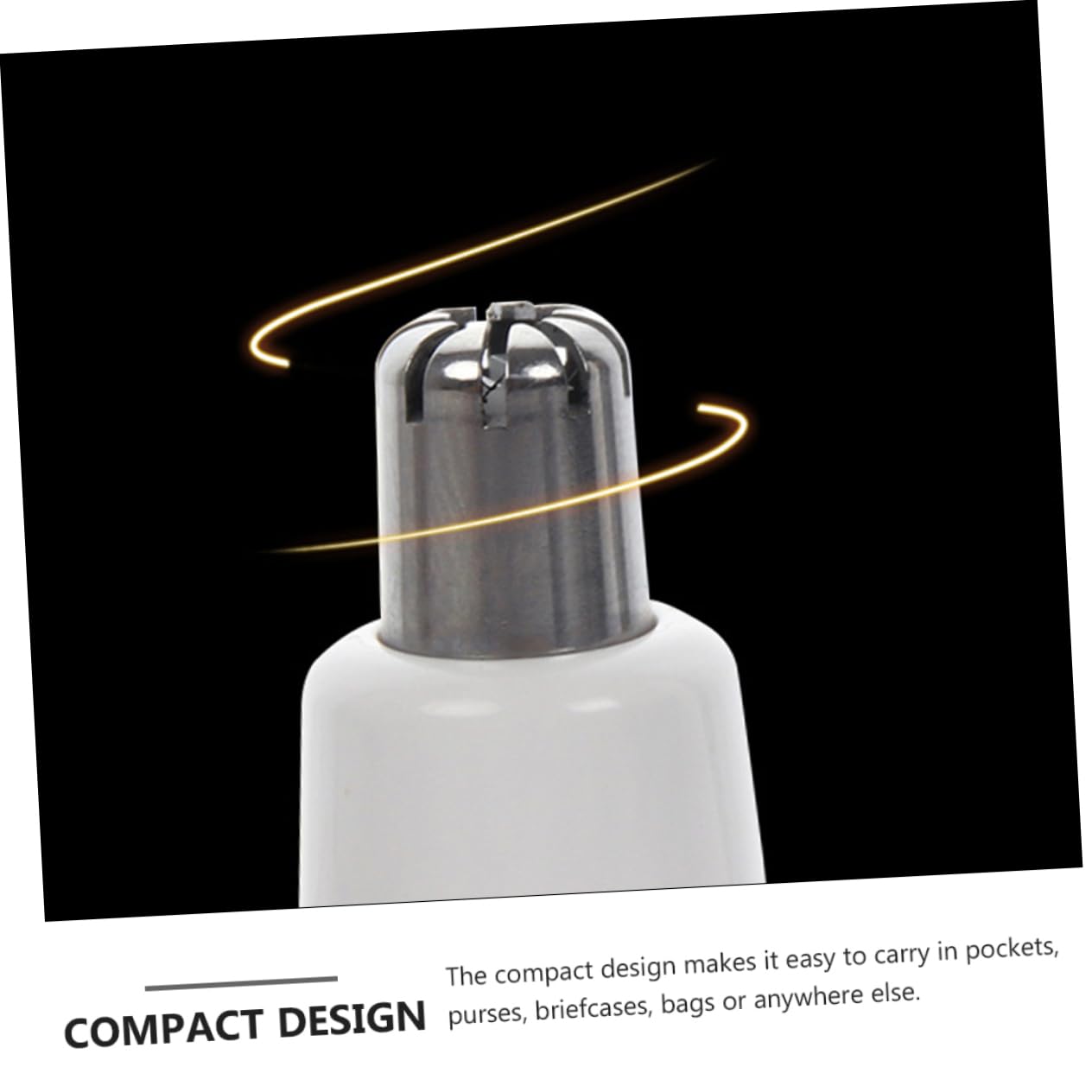 minkissy 2-in-1 Mens Eyebrow Hair Remover Nose Hair Trimmer Compact Design Rechargeable