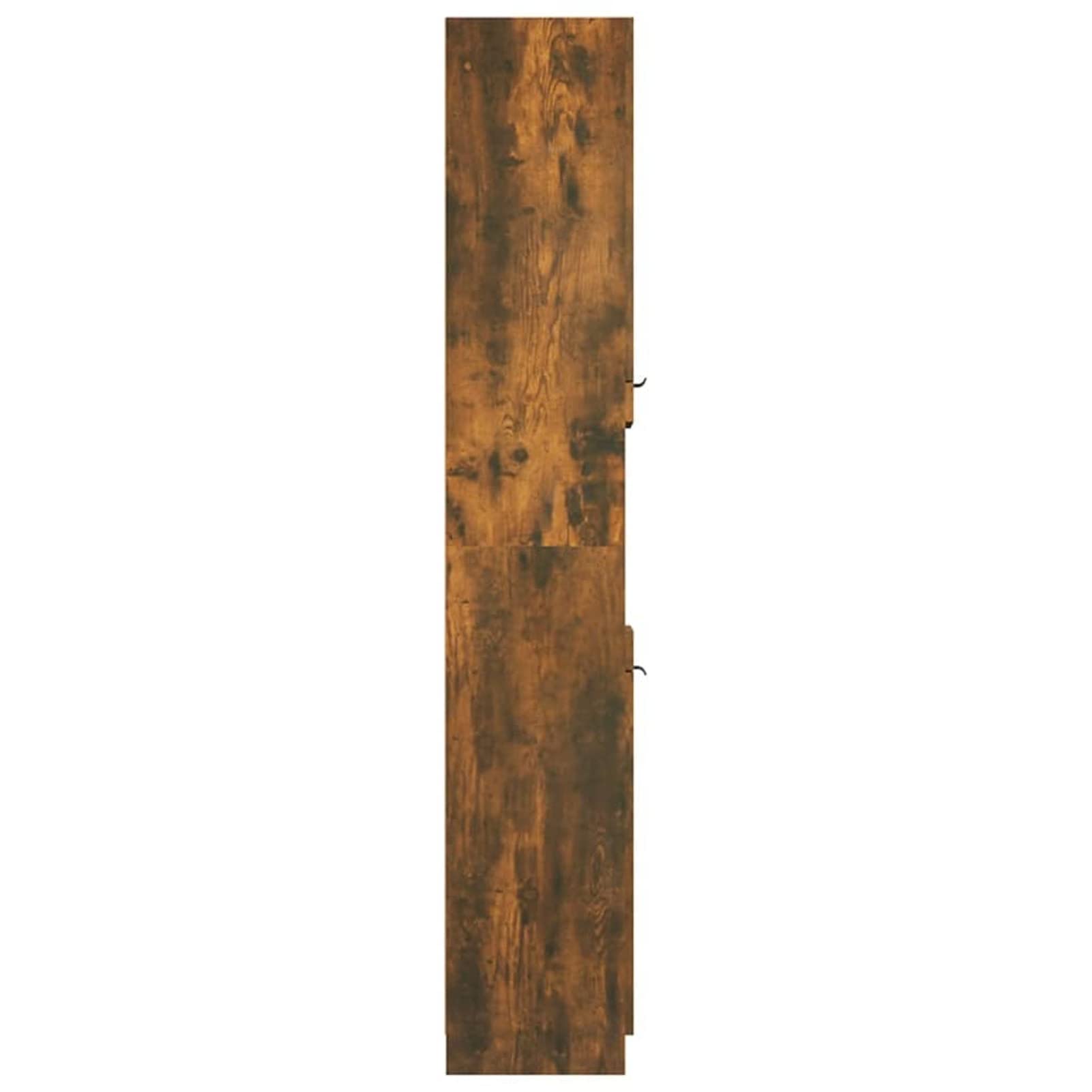 Armario de Baño, Muebles De Baño, Mueble Baño Auxiliar, Columna Baño, Auxiliares para Baños, Mueble Alto Baño,contrachapada Roble Ahumado 32x34x188,5 cm