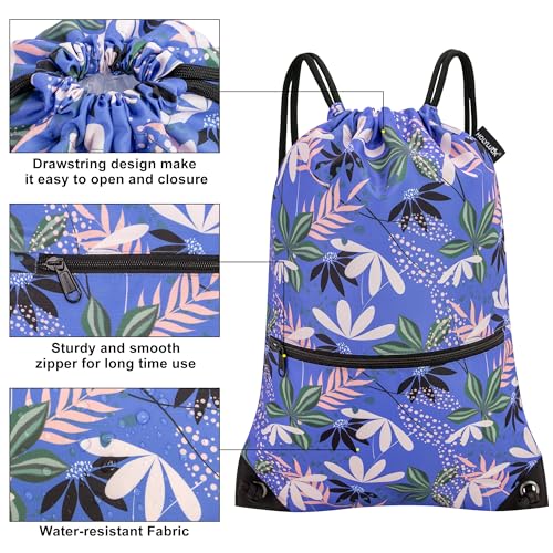 Image of HOLYLUCK Drawstring Backpack Bag Sport Gym Sackpack
