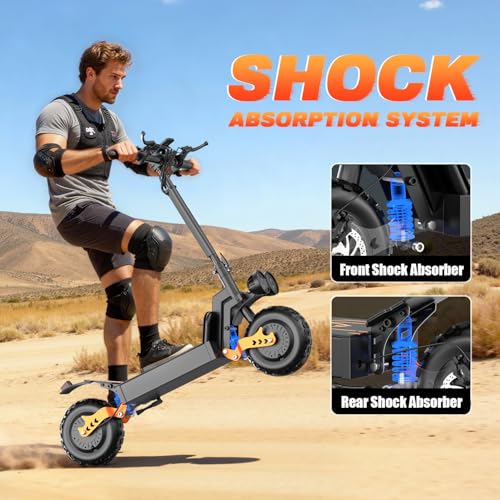 Off Road Electric Scooter for Adults, 3000W Dual Motors Dual