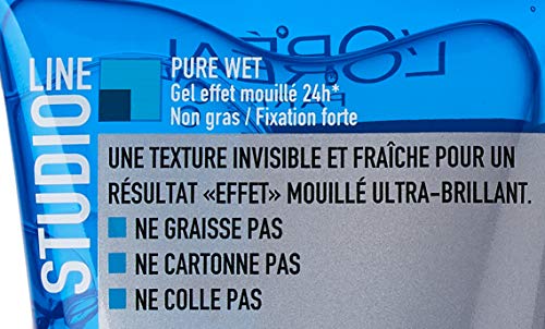 L'Oréal Paris Studio Line Styling-Gel mit Nasseffekt – Pure Wet – 150 ml – Ansicht 3