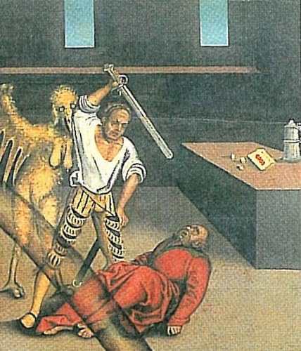 Impression affiche Lucas Cranach l'Ancien sur toile de qualité supérieure 60x90cm