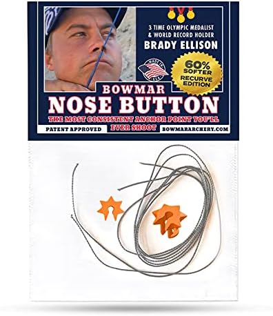 Bowmar Recurve Nose Button (Orange)