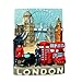 MUYU Magnet 3D Londyn UK pamiątka magnes na lodówkę, dekoracja domu i kuchni Londyn magnes naklejka na lodówkę