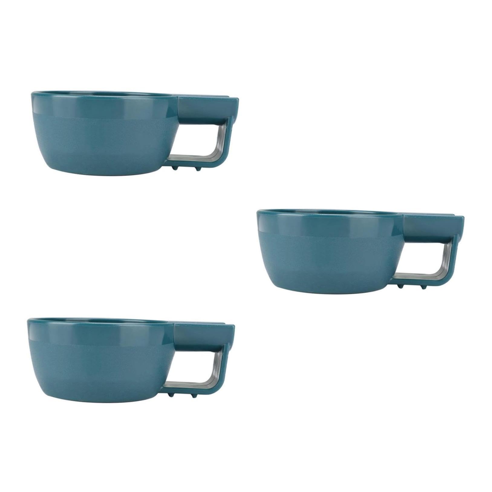 Ipetboom 3piezas Tazón De Afeitar De Antideslizante Cuenco Para Jabón De Afeitar Para Casa y Diseño y Elegante