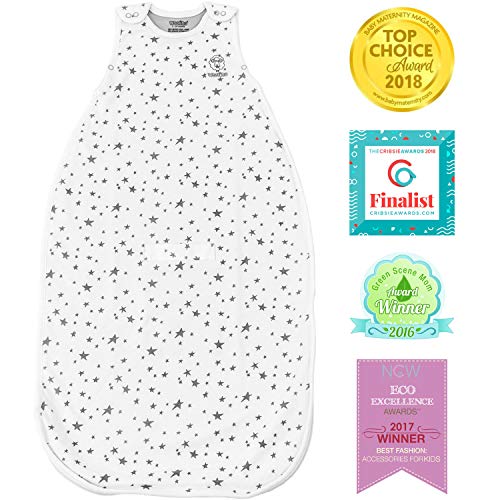 Woolino Toddler Sleeping Sack, 4 Season, Merino Wool, Baby Sleep Bag, 2-4 Years, Stars #TOP27