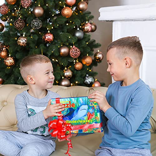 The Underwater World Jigsaw Puzzles For Kids Ages 4-8 - 60-Piece Ocean Animals Puzzle With Stickers For Toddlers, Kindergarten & Preschool Children - Fun Learning Games For Boys & Girls #TOP6