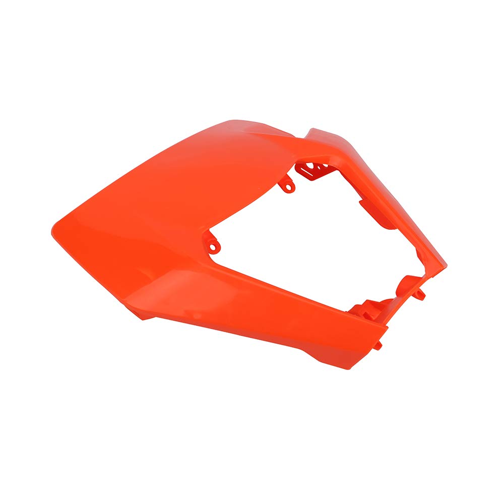Mascherina per Faro Moto, Paralume Antivento e Antipolvere, Arancione, per EXC EXCF, XC, XCF, XCW, SX SXF, 125-530 cc