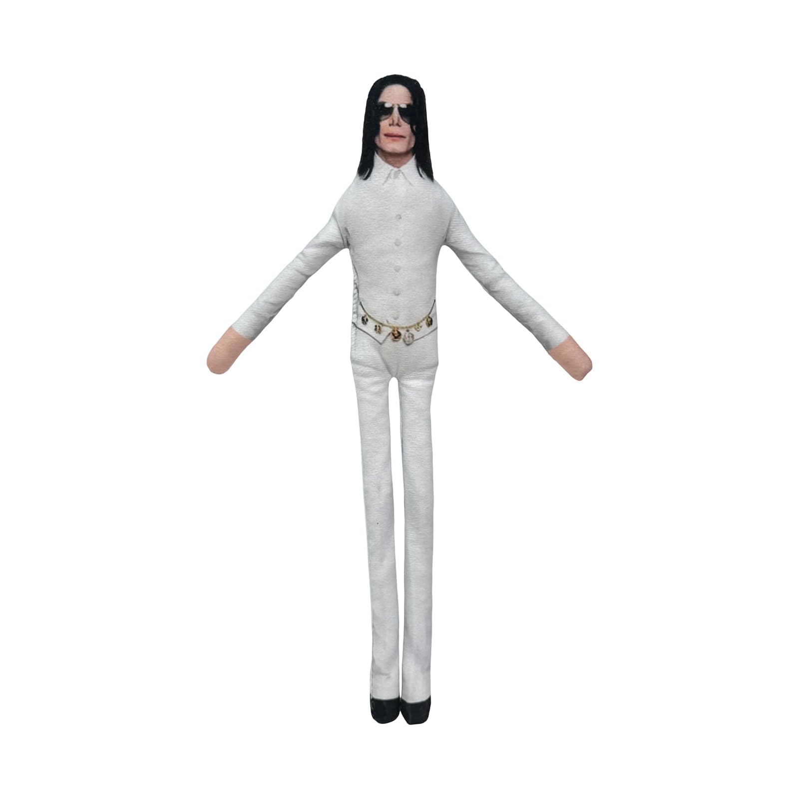 XOLTOAN Michael Figure Michael Plush Doll Mj Plush Toy Iconic Mj Soft Toy Plushies Huggable Music Legend Retro E