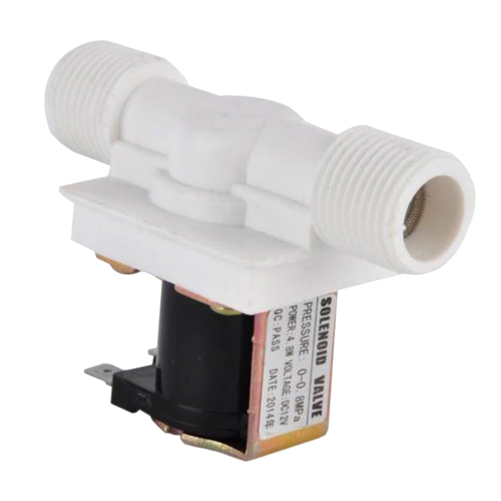 Électrovanne plastique 1/2 N/C anti-débordement pour machine à laver 220V