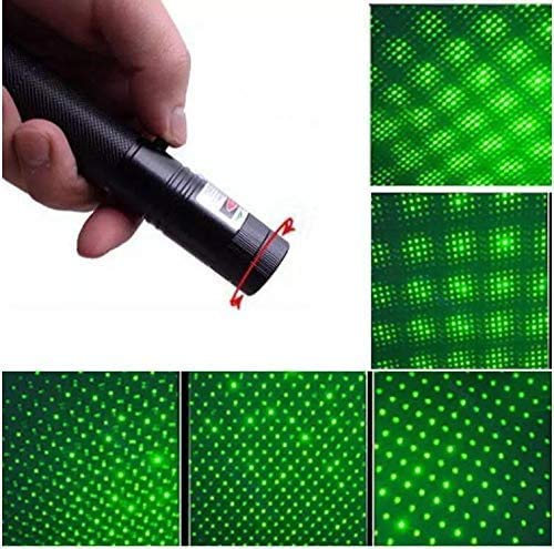 image for WQFXYZ Green multi-function LED flashlight, high-power portable rechar