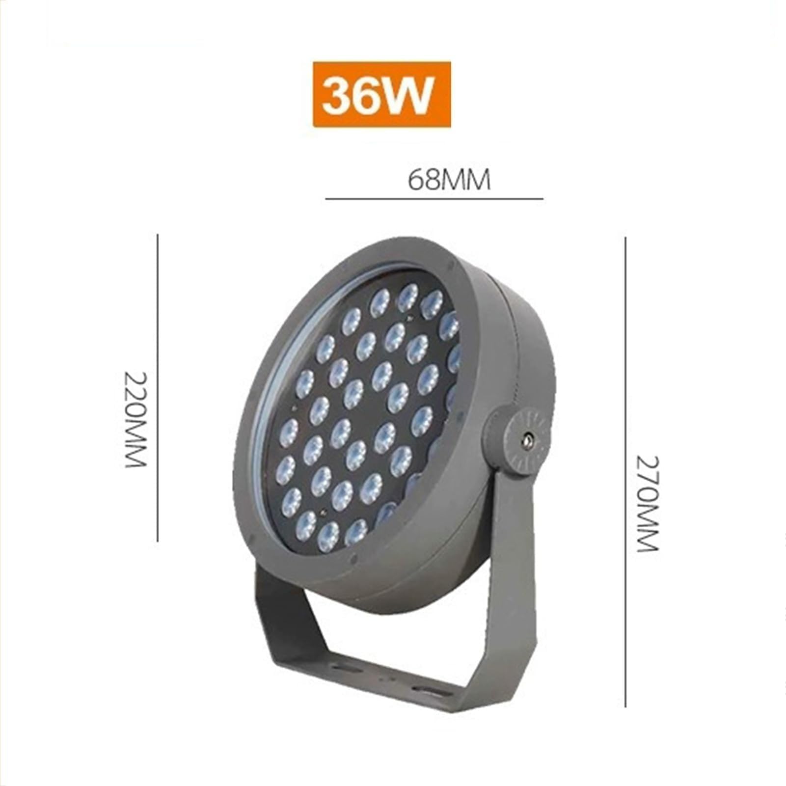 Proyector Exterior - Foco LED, Proyector LED Para Exteriores CA 85-265V, Luces De Árbol Impermeables IP65 Para Jardín, Césped, Terraza, Villas, Caminos, Parques E Iluminación Paisajística(Red,36W-AC22