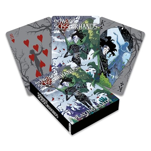 Aquarius Edward Scissorhands Themed Playing Card Deck for Your Favorite Card Games - Officially Licensed Merchandise & Collectibles