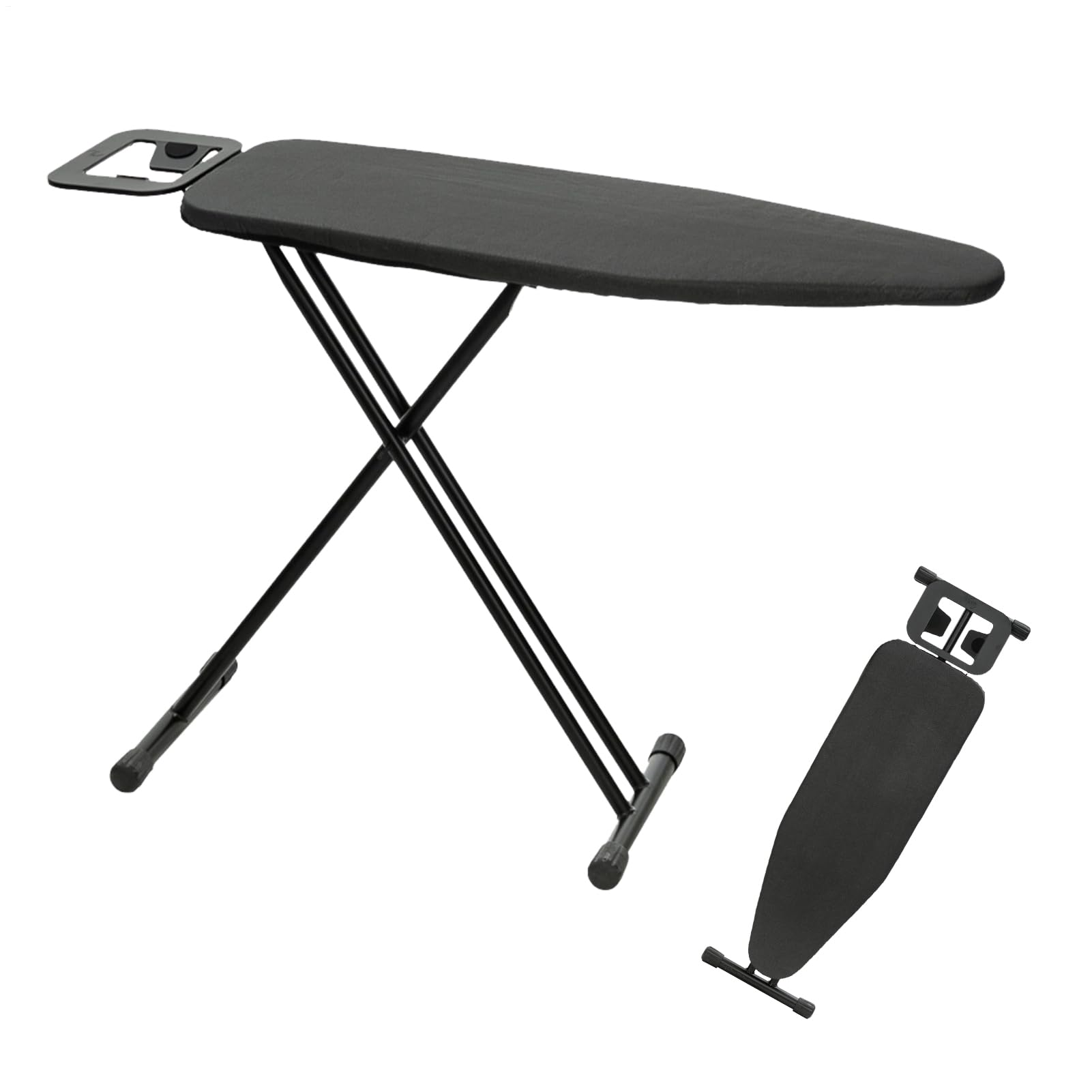 Tragbares Bügelkissen, faltbares Ärmelbrett, platzsparende, hitzebeständige Matte, leichtes Reise-Design, perfekt für Wäsche, Uni, Wohnung, Schrank, Hemdpflege, 90 x 30 cm, Baumwollbezug