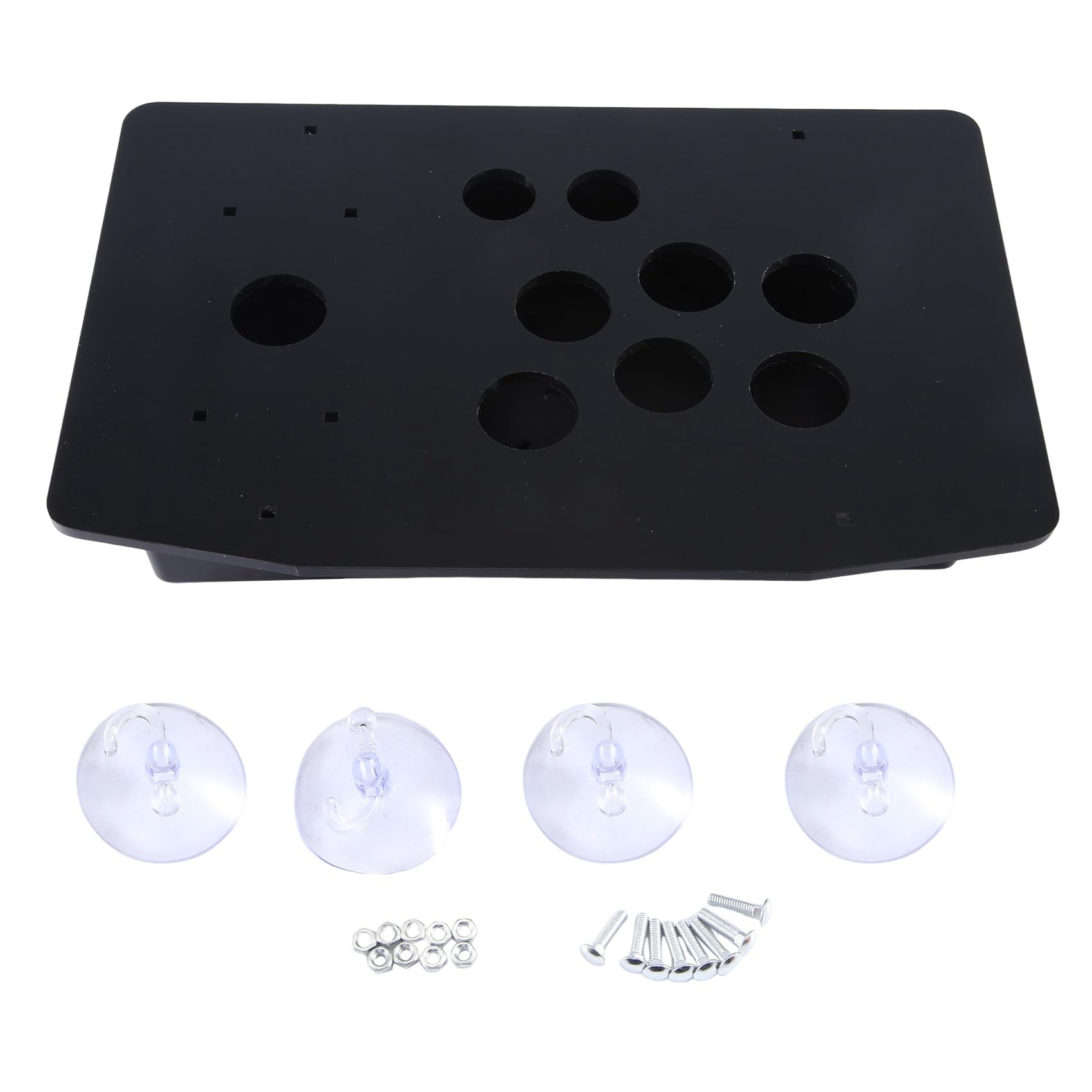 FAI DA TE Joystick Pannello Acrilico GEH?use Nero Acrilico+ABS+Acciaio Robusta Costruzione Nero Gioco Set