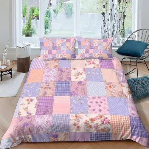 Housse de Couette Éclairs Violets 260x220 en Microfibre Premium - 4