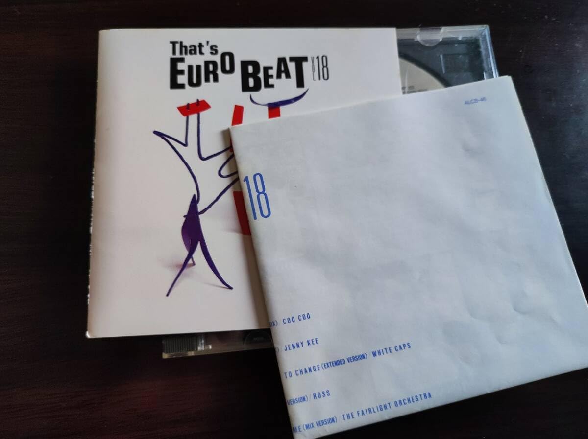 洋楽 That's Euro Beat 18 CD THAT'S EUROBEAT VOL 18, COO COO JENNY KEE ROSS GARY COOPER
