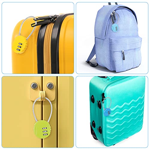 Combination-Lock-3-Digit-Gym-Lock-Waterproof-Padlock-Resettable-Bag-Luggage-Gate-Lock-Outdoor-Combination-Fence-Lock-for-School-Locker-Travel-Toolbox-Storage