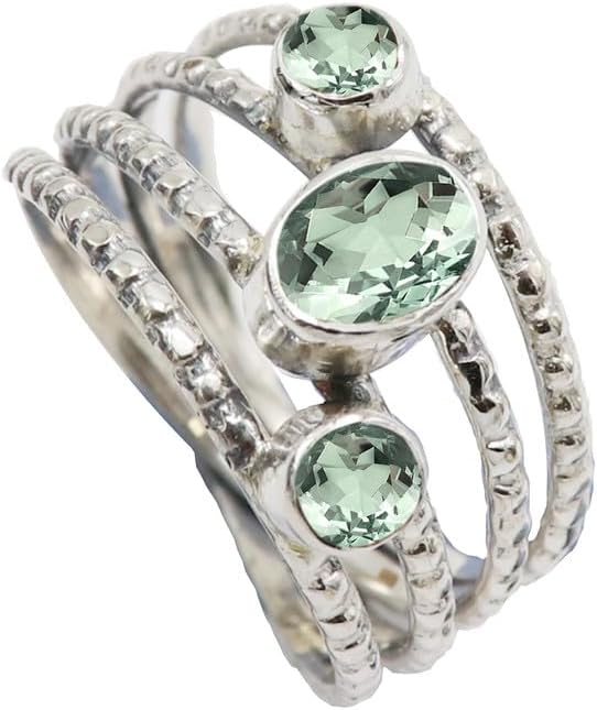 Gemstone Men And Women All Size Silver Plated Band Ring Handmade Jewelry CRG1082AA