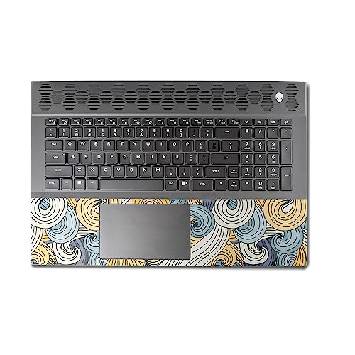 Image of MightySkins Skin Compatible with Alienware M18 R1 (2023) Full Wrap Kit - Turbulence | Protective, Durable, and Unique Vinyl Decal wrap Cover | Easy to Apply & Change Styles | Made in The USA