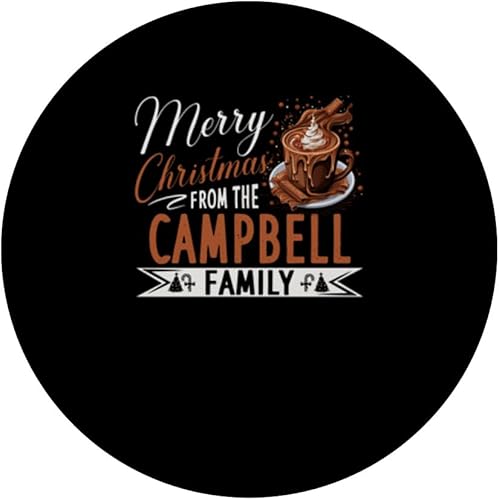 Miniatura 3 de Campbell Family Christmas Costume Hot Chocolate Matching PopSockets Standard PopGrip