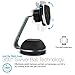Desktop Cell Phone Holder Mount - Table Top Phone Stand [Hands-Free - Eye Leve] Universal for iPhone 15/14/13 Galaxy S24/S23/S22, Pixel & More [Black]