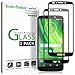 amFilm Protector Pantalla para Moto G6 Play (2 Piezas), Cobertura Total Cristal Vidrio Templado Protector de Pantalla para Motorola Moto G6 Play (Negro)