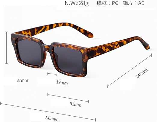 サングラス PAPER RECTANGLE SUNGLASSES JRLLFD Women Rectangle Sunglasses Square Sun Glasses Retro