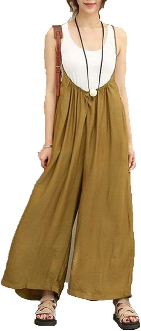 Salopette Donna Loalirando - Tuta Estiva Senza Maniche, Comoda E Casual Con Tasche - Foto 5