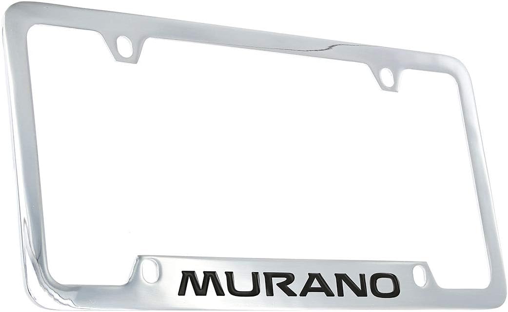 Nissan Murano Chrome Plated Metal License Plate Frame Holder 4 Hole