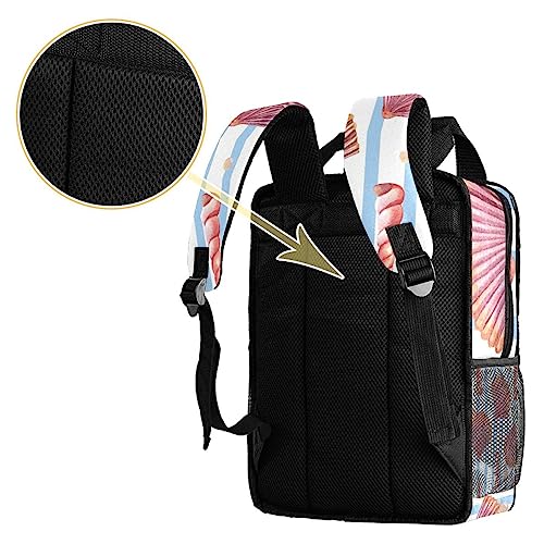 Sac à dos multicolore de 35cm doté de bretelles réglables confortables - 4