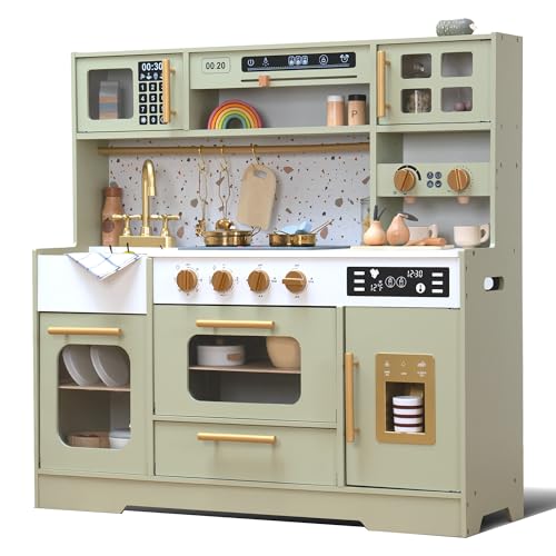 Kids Wooden Play Kitchen Set &ndash;...