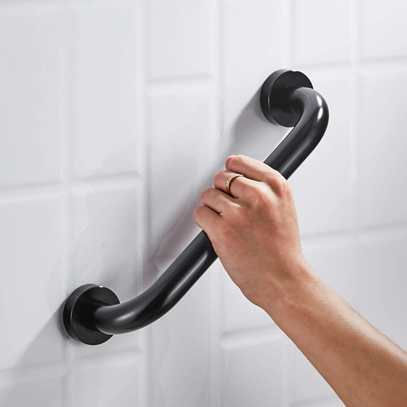 Maniglione di Supporto per Bagno, ausilio per la Vita Quotidiana degli Anziani, Maniglia di Sicurezza da Parete per Persone con disabilità, Barra Antiscivolo (40 cm)