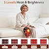 Puroth Red Light Therapy Knee Brace with Massage, 3 Vibration Knee Massager with 660nm 850nm Infrared Red Light, 5000mAh Cordless Electric Heated Knee Wrap for Knee Joint Elbow, Gift for Men Women #3