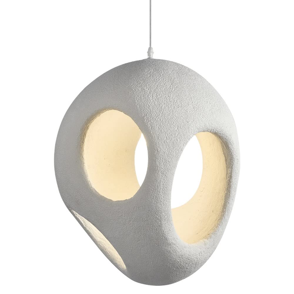 LYMSXAZOU Nordic Modern Ceiling Light Fixture Minimalist Pendant e26/27 Base bar Suspension lamp Resin Chandelier for Kitchen Island Counter Dining roo