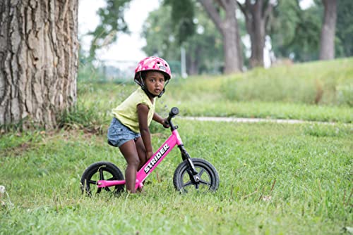 Strider - 12 Classic Kids Balance Bike, No Pedal Training Bicycle, Lightweight Frame, Flat-Free Tires, For Toddlers And Children Ages 18 Months To 3 Years Old, Pink #TOP5