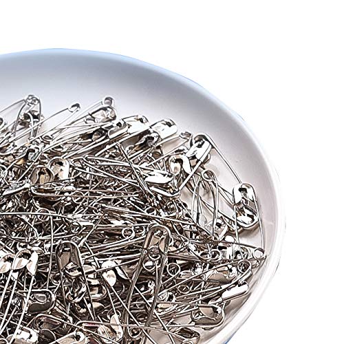Small Safety Pins 1.1inch 28mm 300-Count,Assorted Safety Pins,Durable Safety Pins for Clothes Crafting