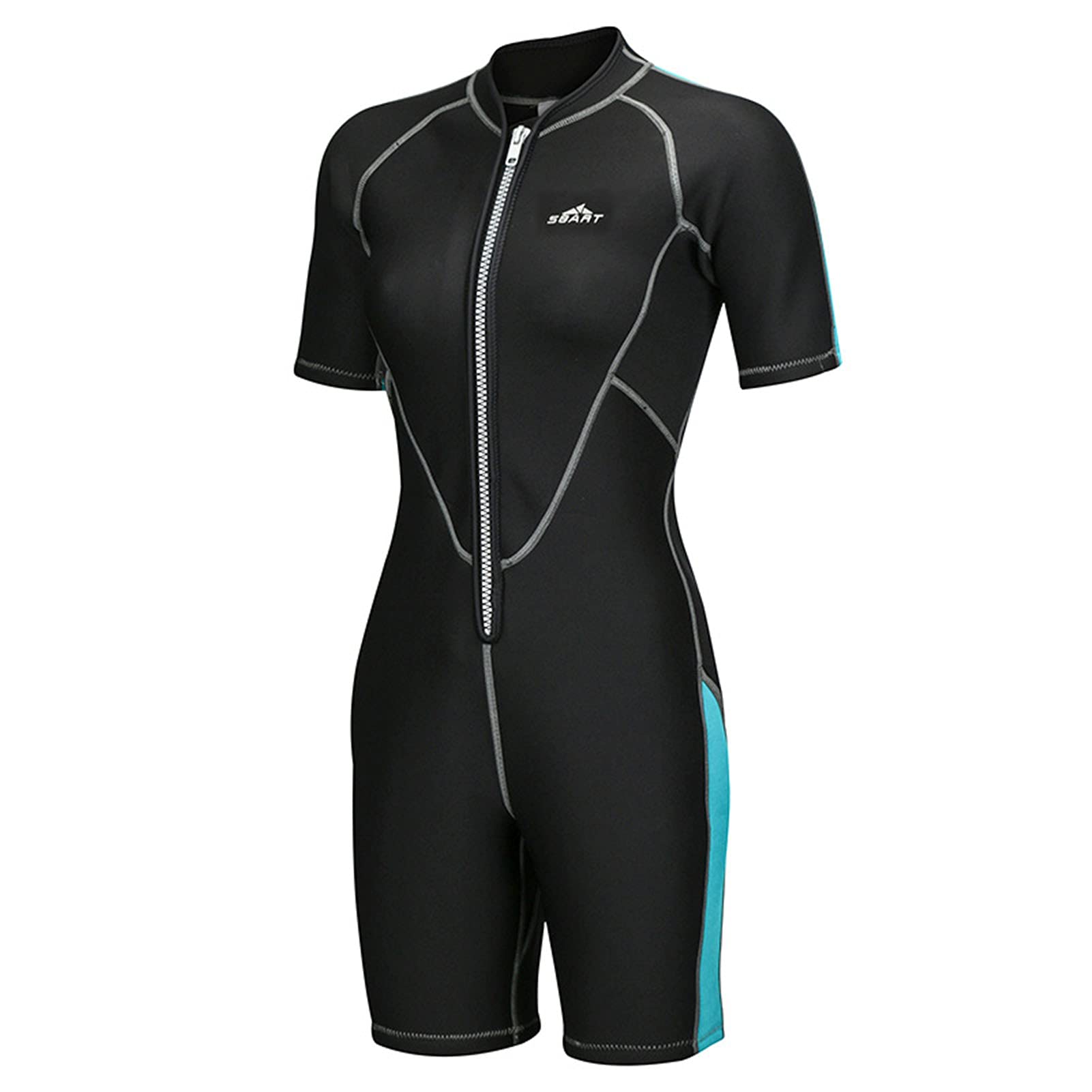 Corto Muta, 2 Millimetri Neoprene Delle Donne Degli Uomini Termico Un Pezzo Dive, Sport Acquatici Muta, Per Snorkeling, Surf, Immersioni, Nuoto