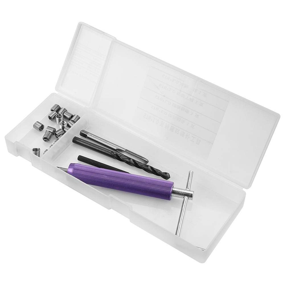 Kit Riparazione Inserti Filettati Acciaio Inox 304 M6x1.0x2D per Manutenzione Meccanica Industriale