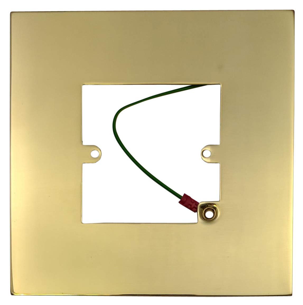 G&H Brassware G&H 809B Polished Brass Finger Plate Surround 152Mm X 152Mm For Single Plate