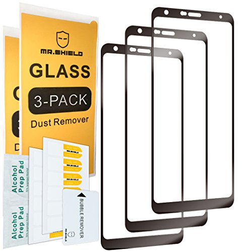 [3-PACK]-Mr.Shield For LG Stylo 4+ / LG Stylo 4 Plus [Japan Tempered Glass] [9H Hardness] [Full Cover] Screen Protector with Lifetime Replacement