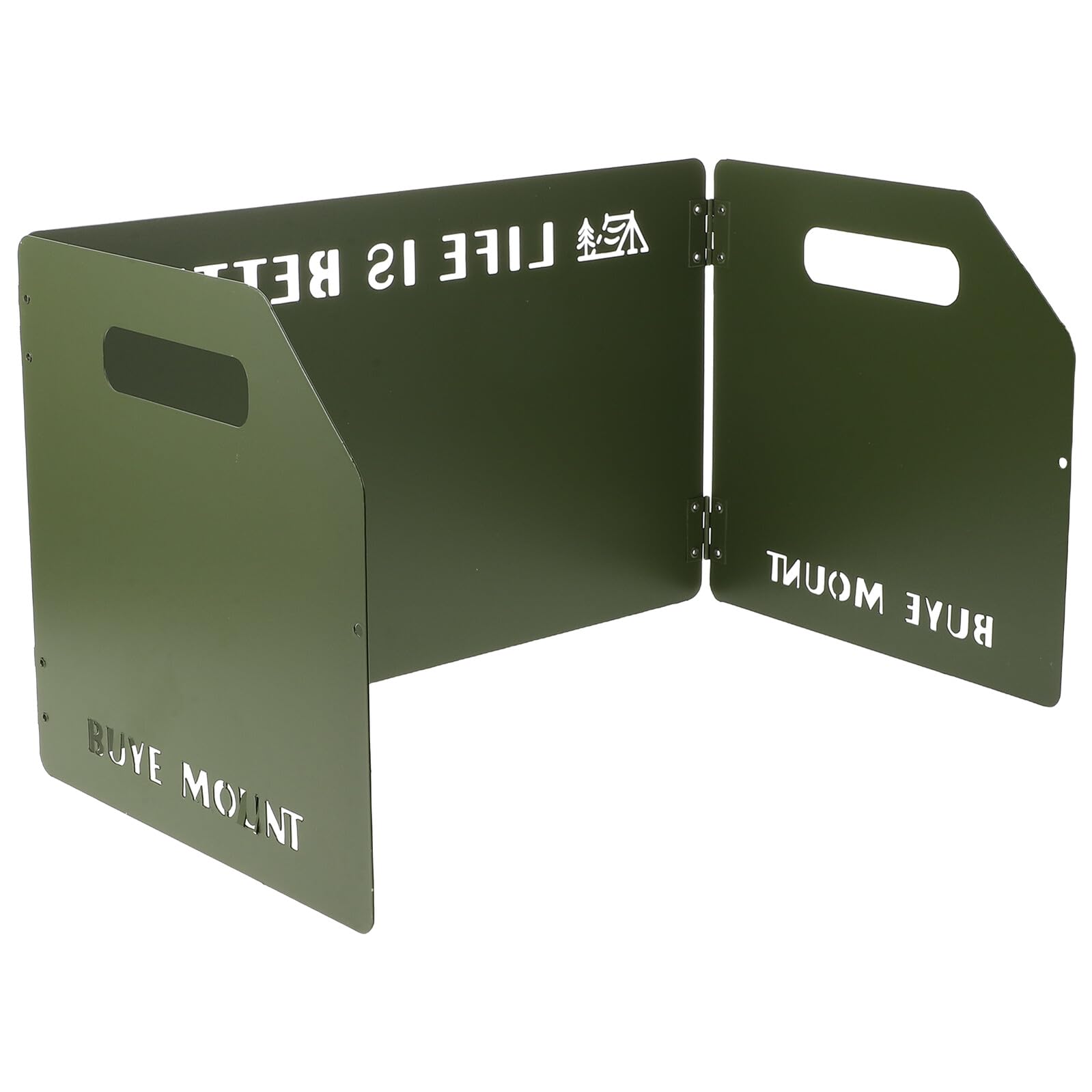 Abaodam Paravento Pieghevole per Fornello Gas da Campeggio Pannelli con Borsa Antivento Resistente e Leggero per Bbq Escursioni Picnic e Zaino in Spalla