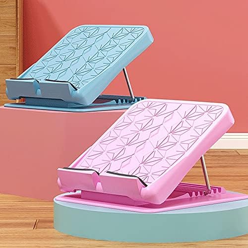 Tilt Board Portable Slant Board Adjustable Slant by 7 Levels Leg Strength Exerciser Yoga Auxiliary Equipment (Color : Blue)
