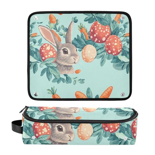 Organizador 2 en 1 para Herramientas de Cabello con Almohadilla Resistente al Calor y Bolsa para Viaje, para Planchas de Pelo, Rizador y Secador miniatura 3