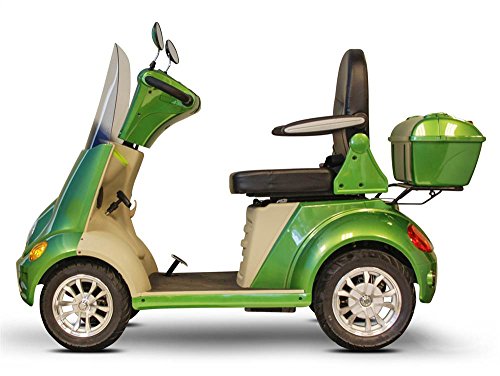 Ewheels Ew-52 4 Wheel Recreational Heavy Duty Bariatric Travel Mobility Scooter 500Lb Capacity Green #TOP1