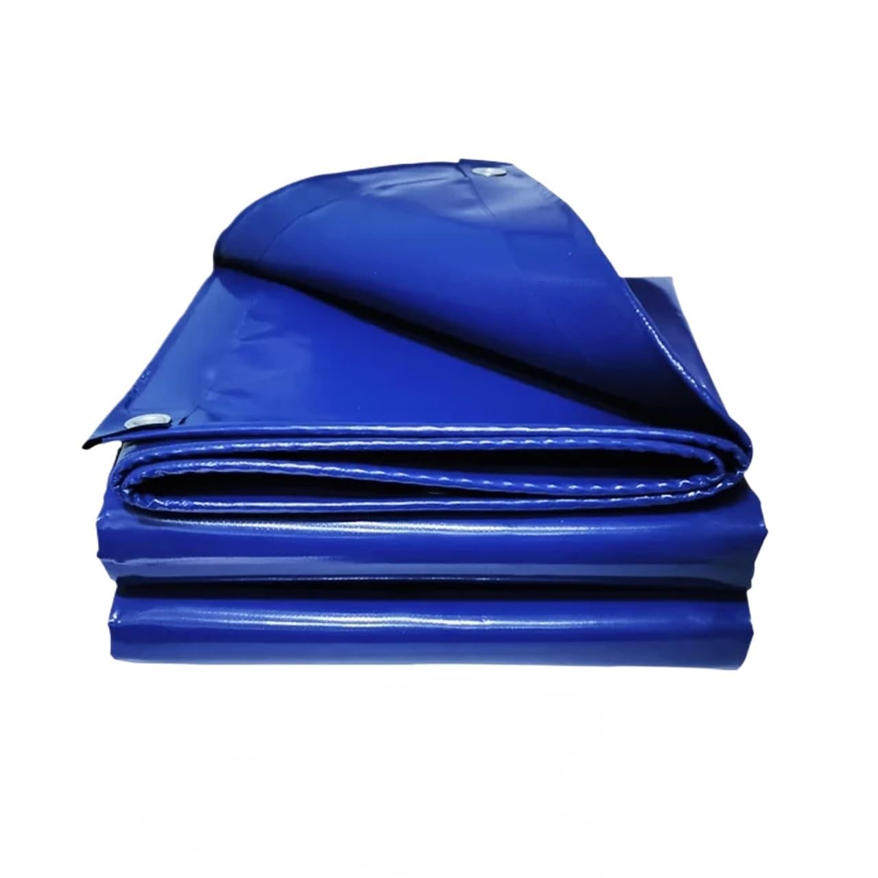 Waterproof Tarp, 0.5mm 600gsm PVC Multicolor Multiple Sizes Outdoor Tarpaulin Cover(600gsm Blue,3x6m)