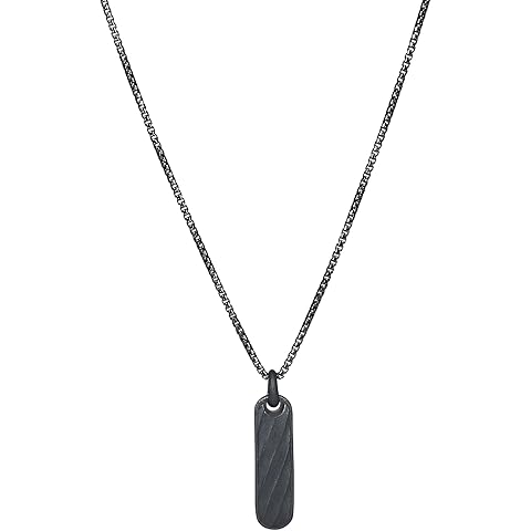 Vertical Bar Pendant S925 Silver Minimalist Vertical Bar Necklace Bar Chain 18.89 I...